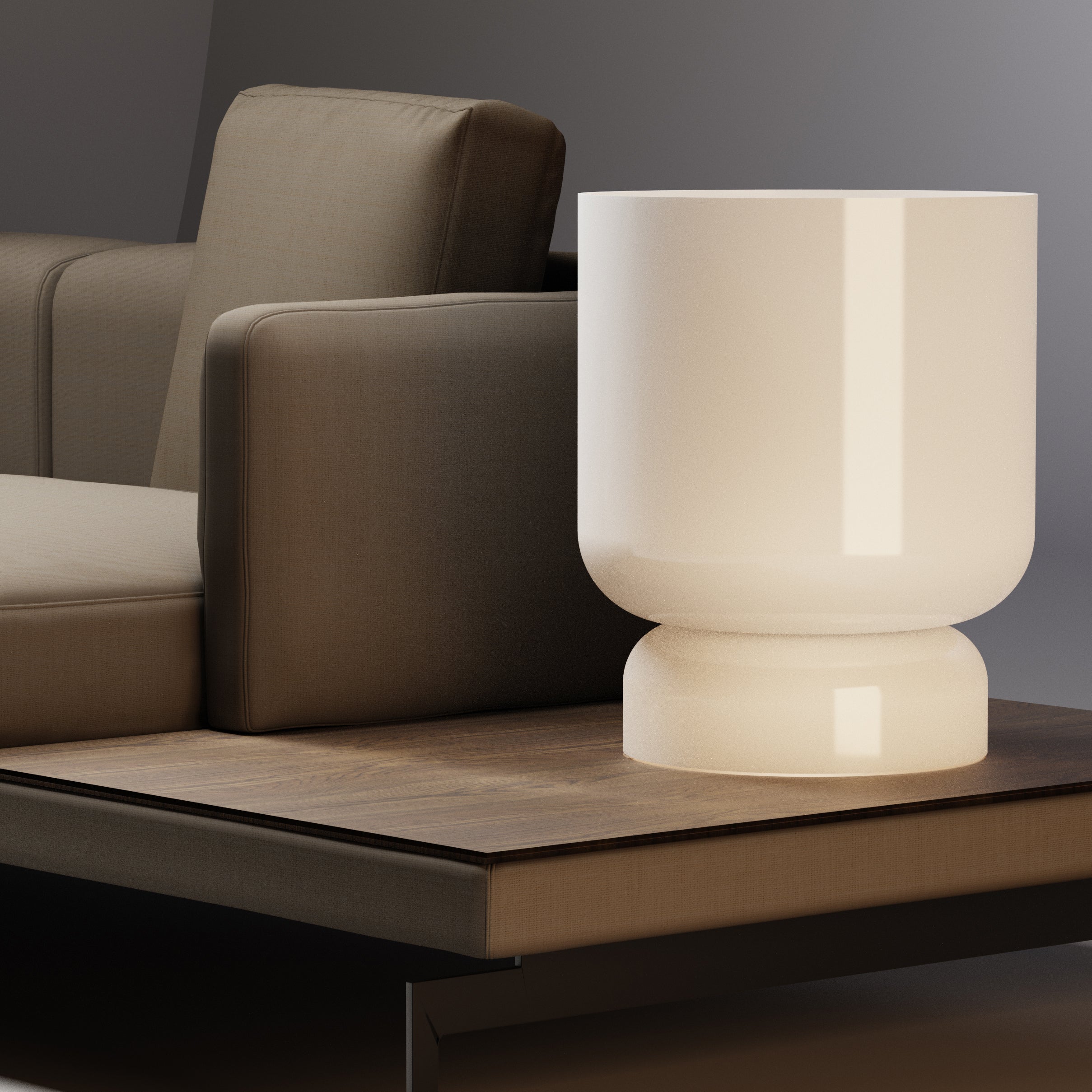 Totem Table Lamp: Double