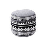 Henry Pouf: Zig Zag + Black