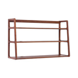 Agnes Wall Mounted Shelving Unit: European Walnut