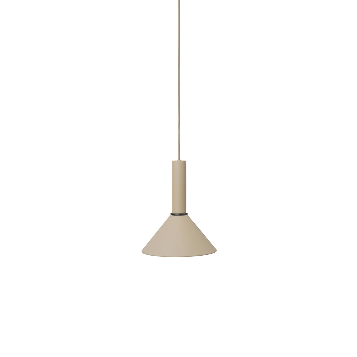 Collect Lighting: Cashmere + High + Cone + Black Brass