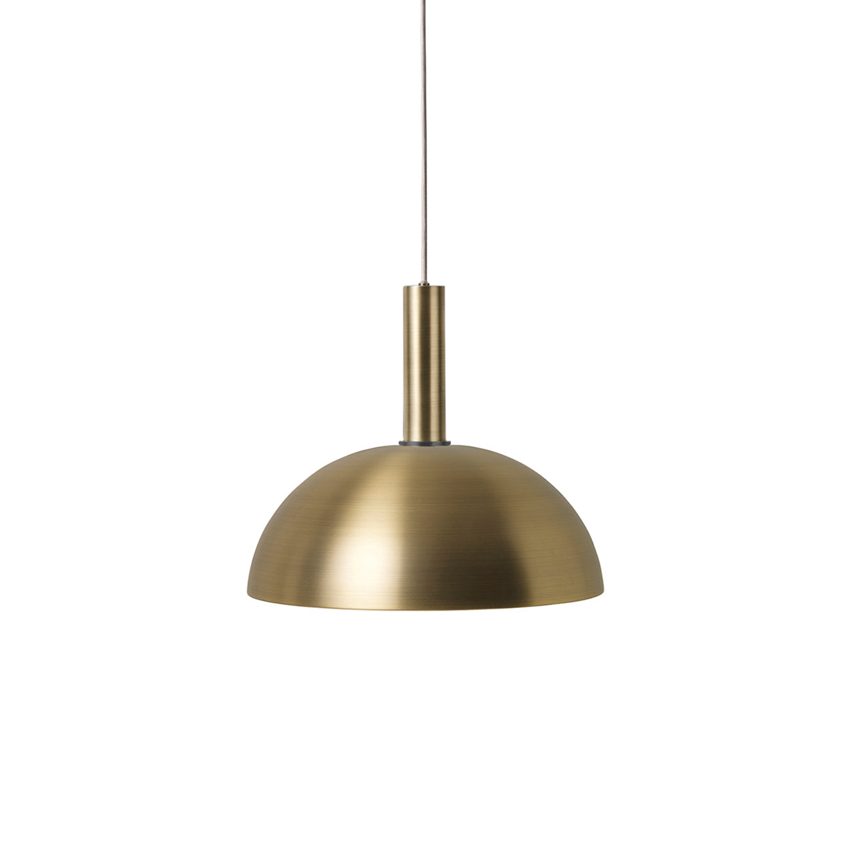 Collect Lighting: Brass + High + Dome + Black Brass