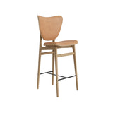 Elephant Bar + Counter Chair: Full Upholstered + Counter + Natural Oak