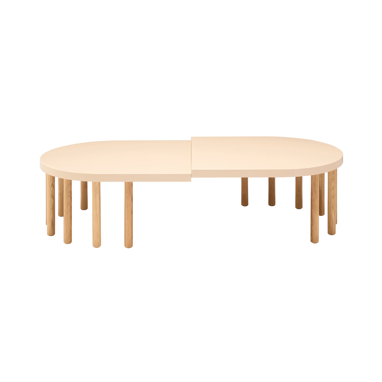 Bi-Level Oval Table: Large - 59.1