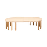 Bi-Level Oval Table: Large - 59.1