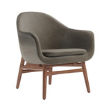 Harbour Lounge Chair: Walnut + Dakar 0311