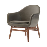 Harbour Lounge Chair: Walnut + Dakar 0311