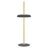 Nivél Portable Floor Lamp: White Oak + Black