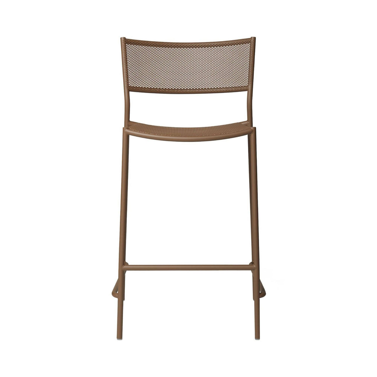 Jig Mesh Bar + Counter Stool: Bar + Pale Brown