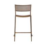 Jig Mesh Bar + Counter Stool: Bar + Pale Brown