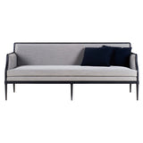 Laval Sofa: Black Oak