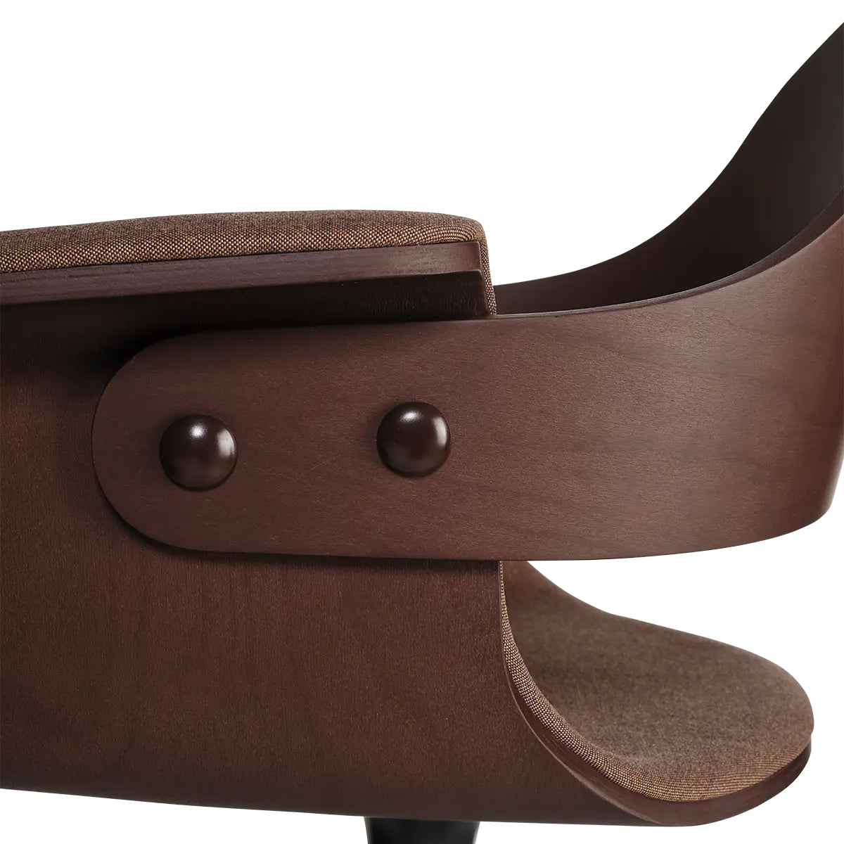 Showtime Low Armchair with Swivel Base: Seat Upholstered + DI