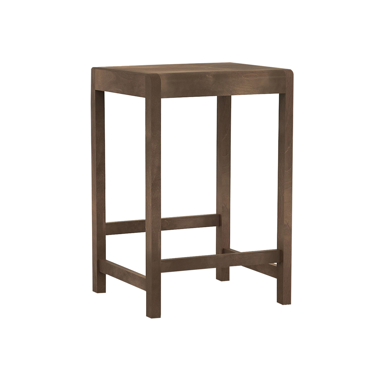 01 Bar + Counter Stool: Counter + Dark Brown Birch