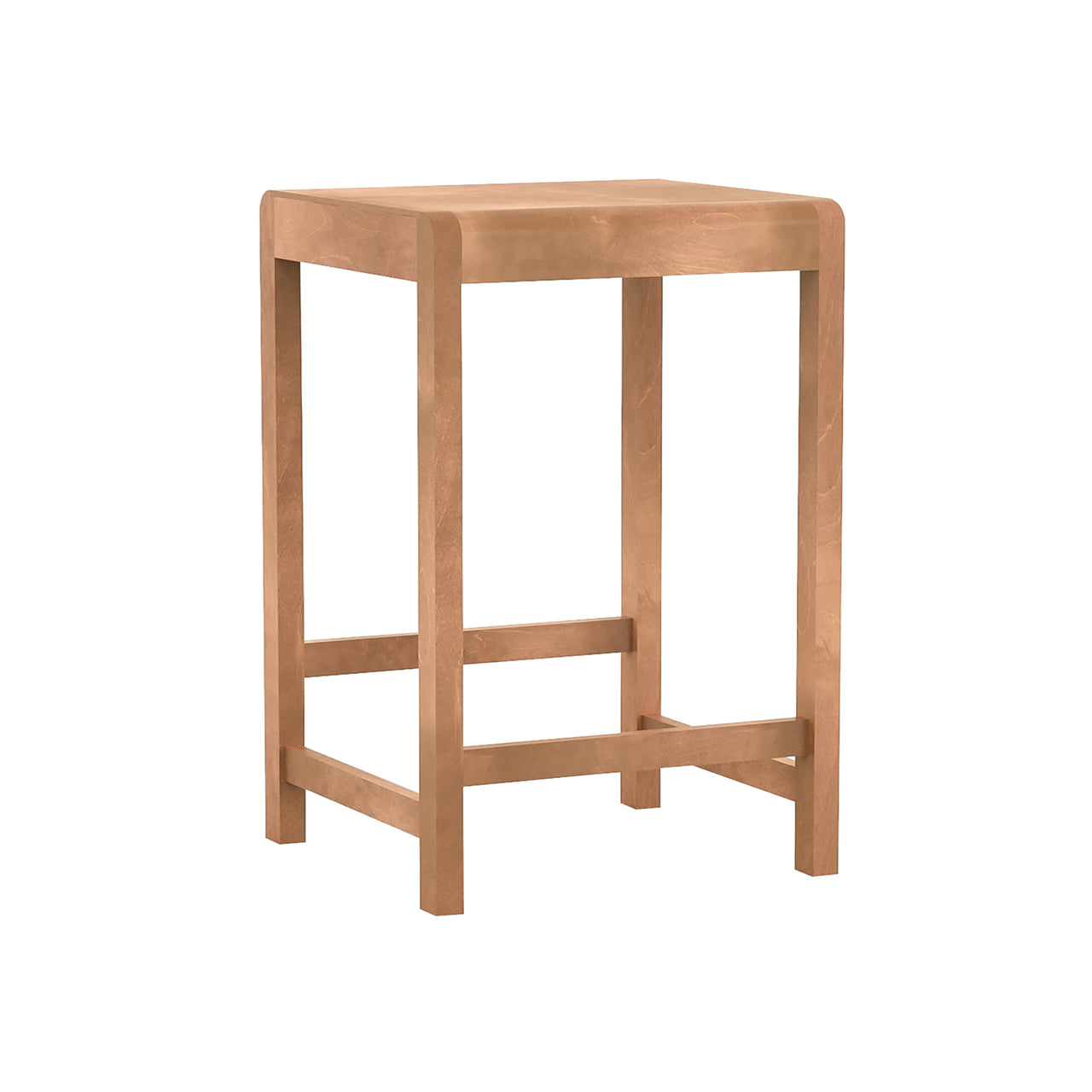 01 Bar + Counter Stool : Counter + Warm Brown Birch