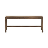 01 Bench: Dark Brown Birch