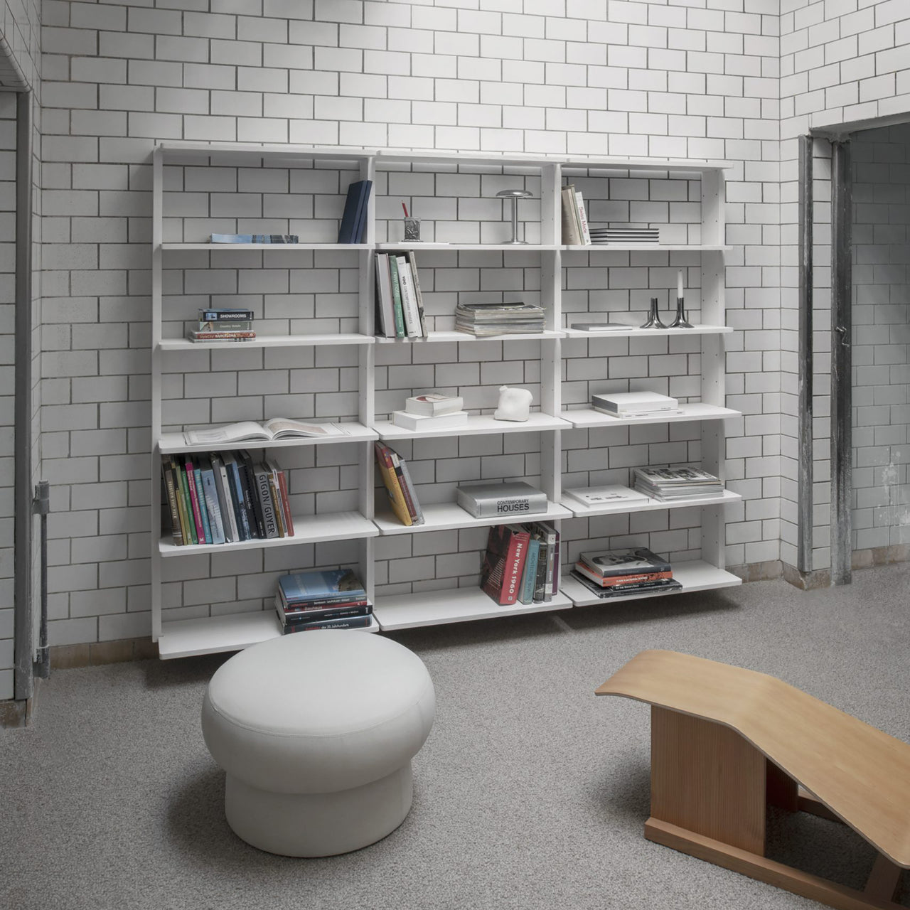 Spot Pouf: Fully Upholstered