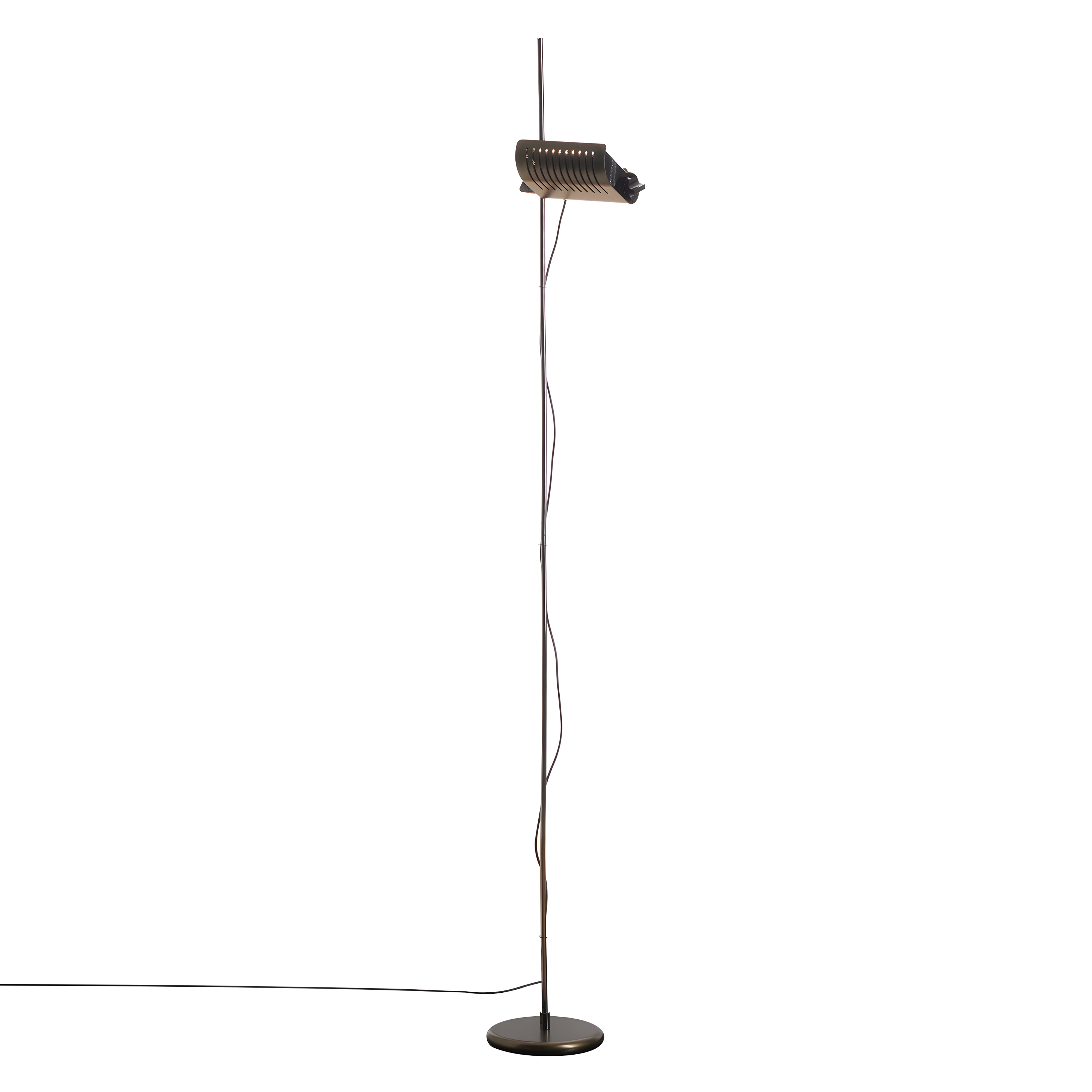 Colombo Floor Lamp: Anodic Bronze + Black