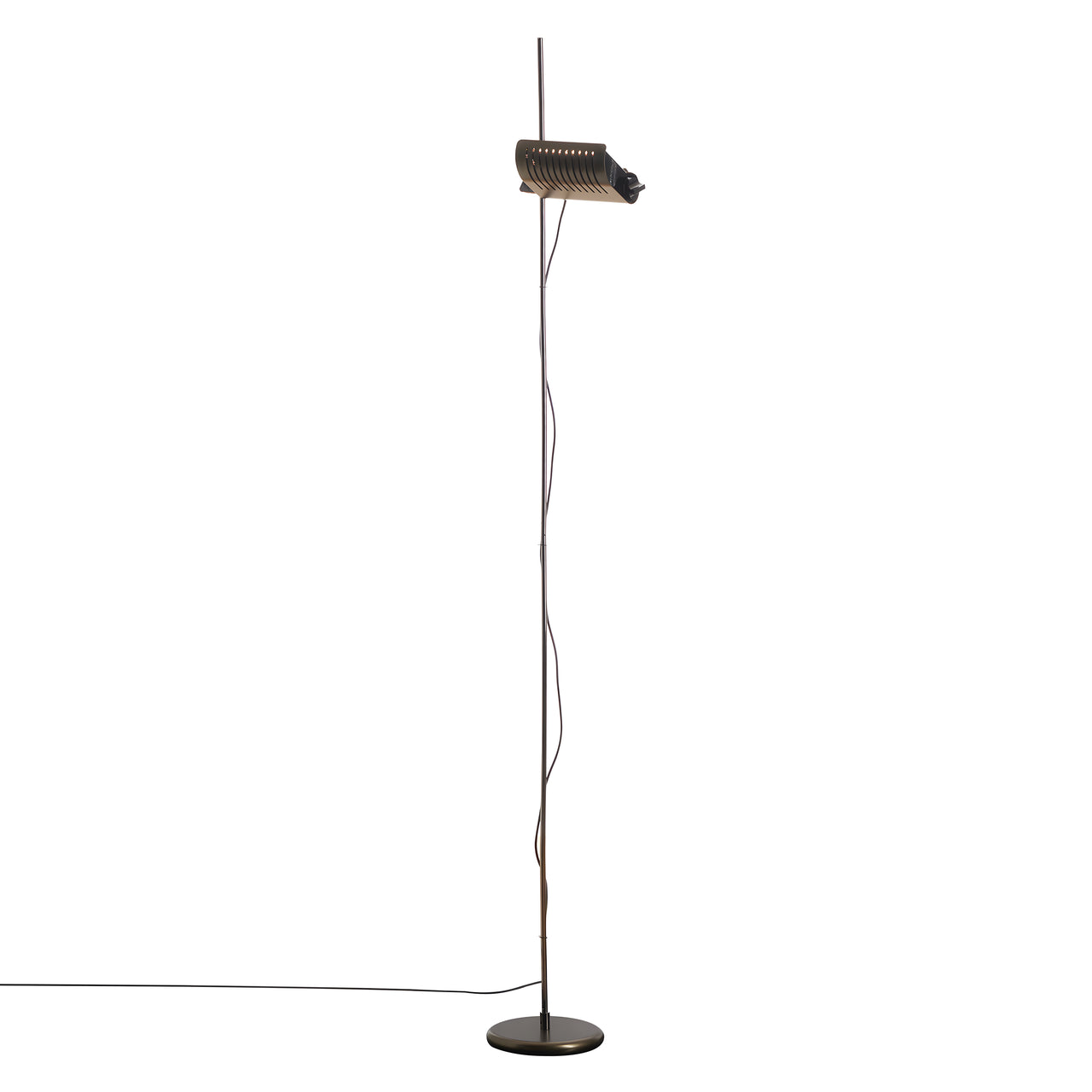 Colombo Floor Lamp: Anodic Bronze + Black