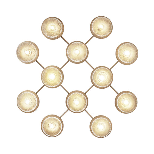 Liila 12 Wall + Ceiling Lamp: Optic Clear