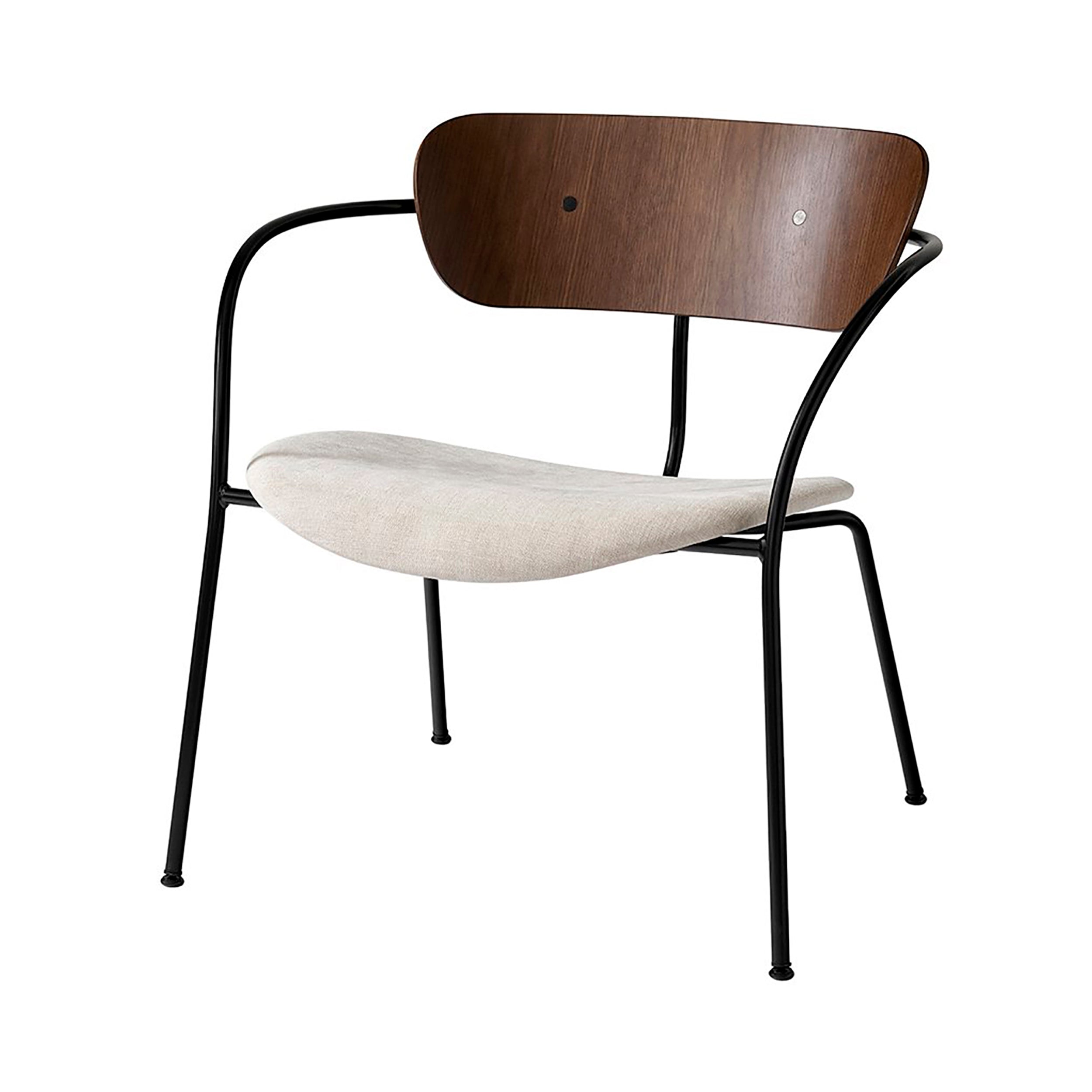 Pavilion Lounge Chair Upholstered: AV6 + Lacquered Walnut