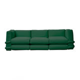 Pillow Modular Sofa: Leather + Configuration 3