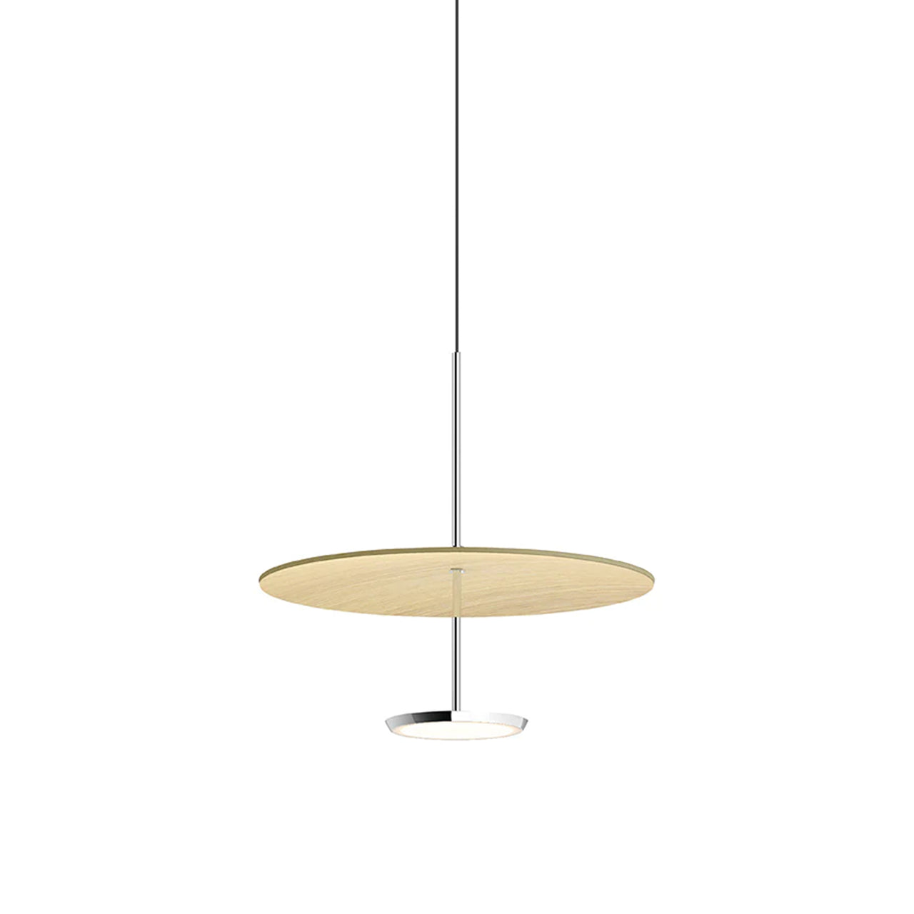 Sky Dome Pendant Light: Wood + Small - 18.1