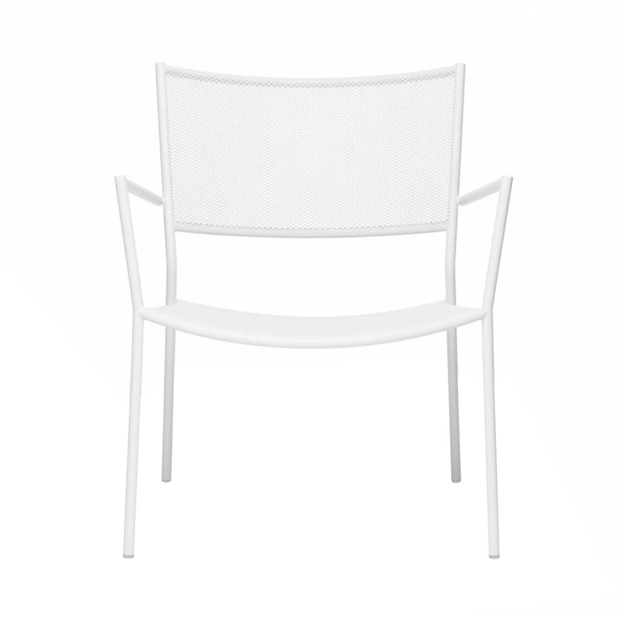 Jig Mesh Easy Chair: White