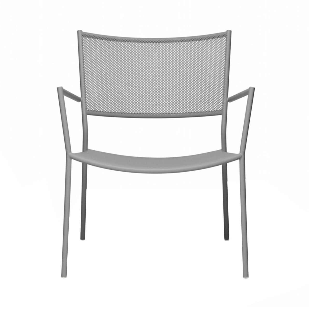 Jig Mesh Stacking Armchair: Stone Grey