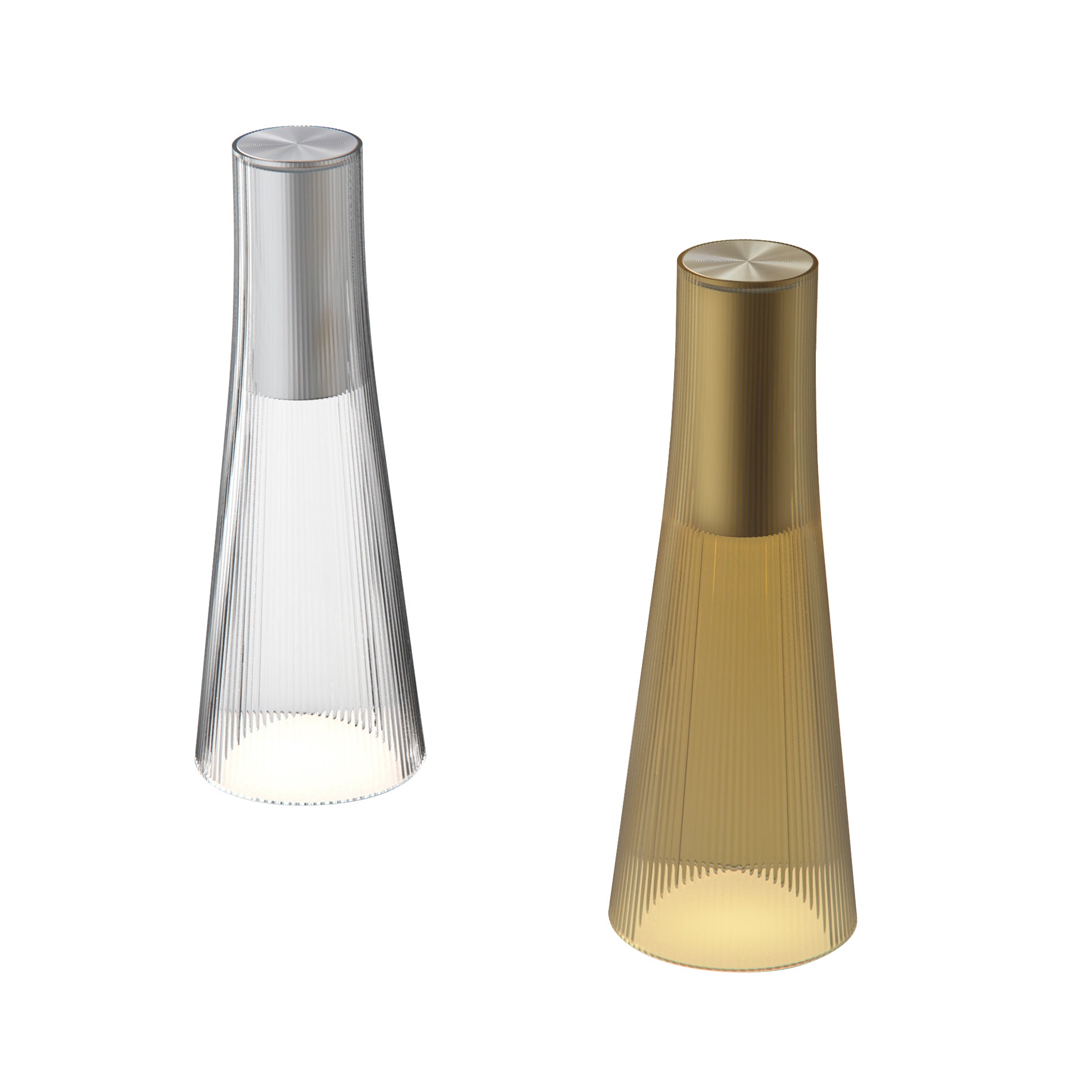 Candél LED Light Cordless: Clear + Silver + Bronze + Brass