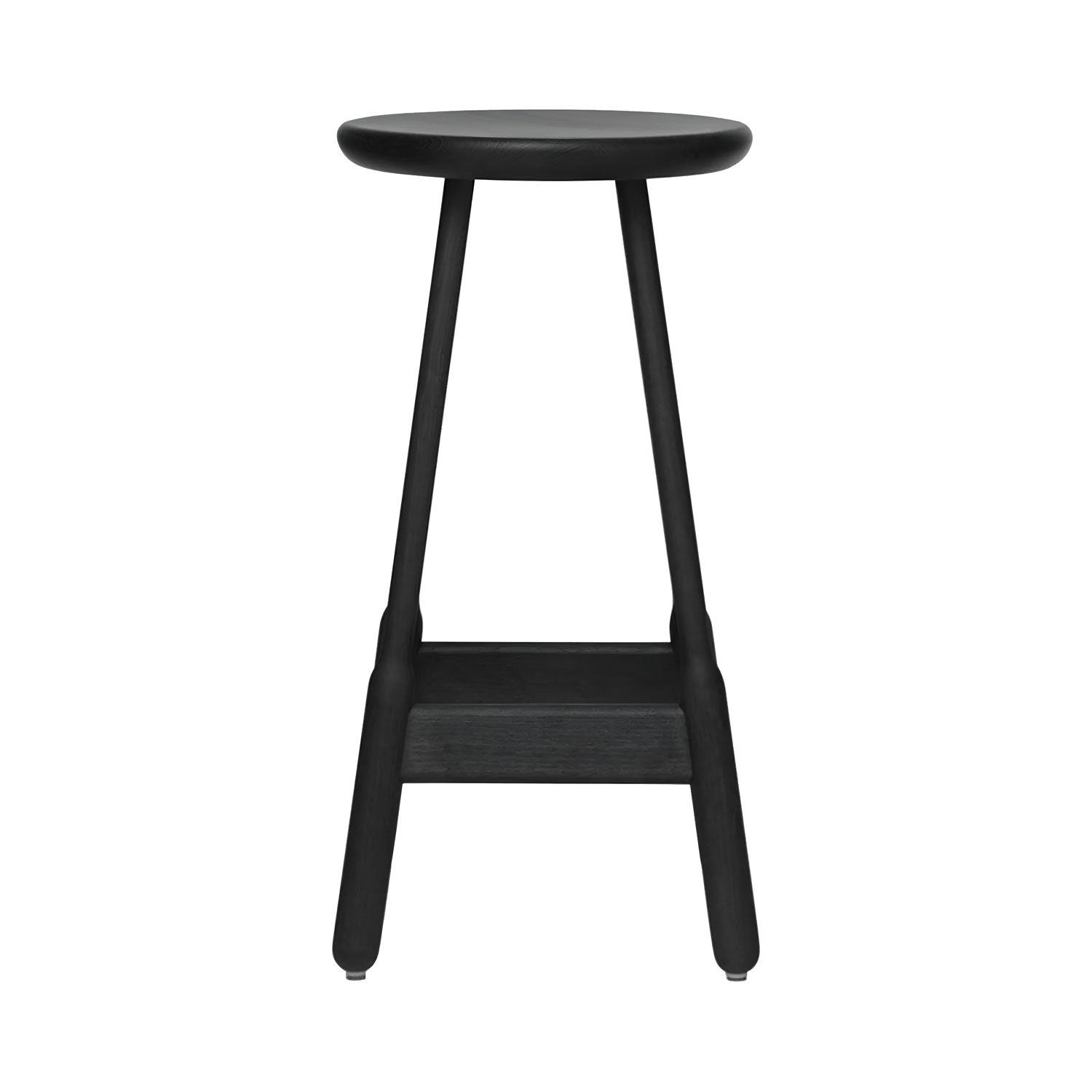 Albert Bar + Counter Stool: Bar + Black Stained Ash
