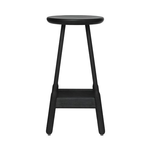 Albert Bar + Counter Stool: Bar + Black Stained Ash