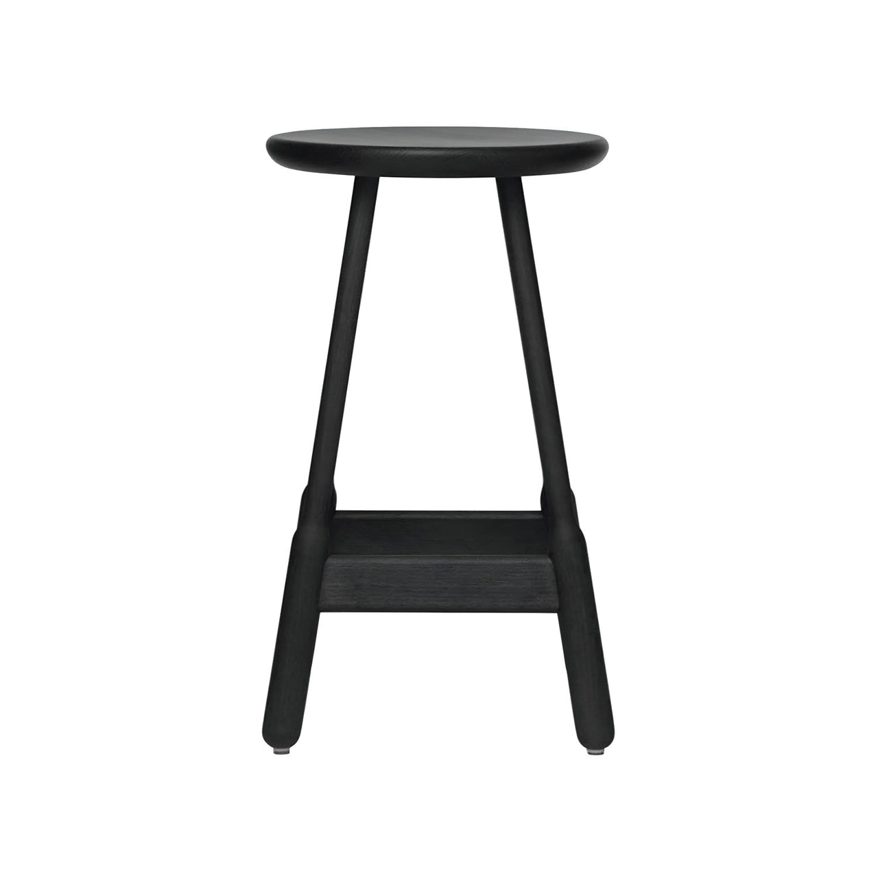 Albert Bar + Counter Stool: Counter + Black Stained Ash