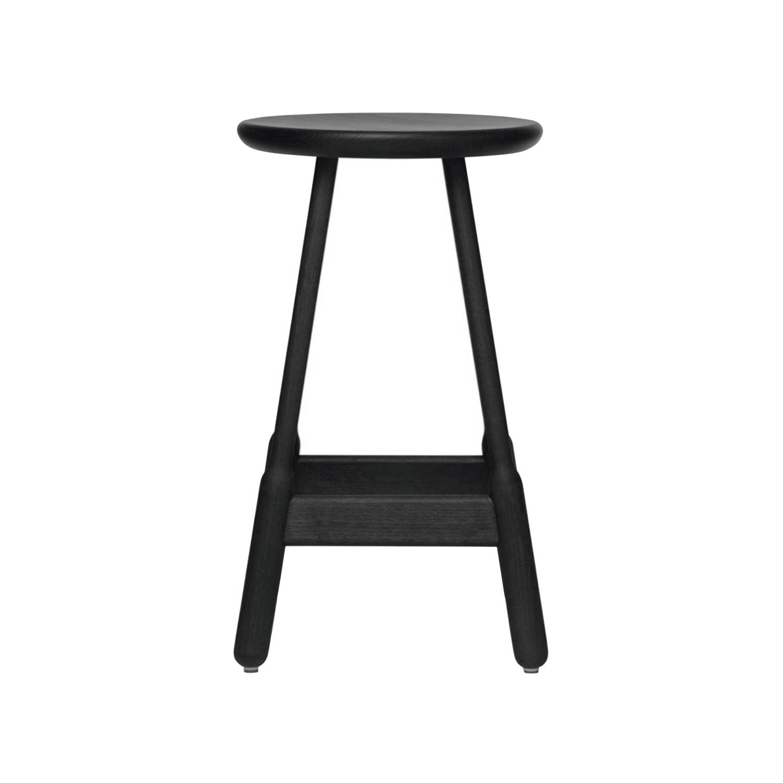 Albert Bar + Counter Stool: Counter + Black Stained Ash