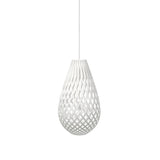 Kōura Pendant Light: Medium + White + White