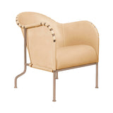 Bruno Armchair: Coppered + Tarnsjo Leather Natural