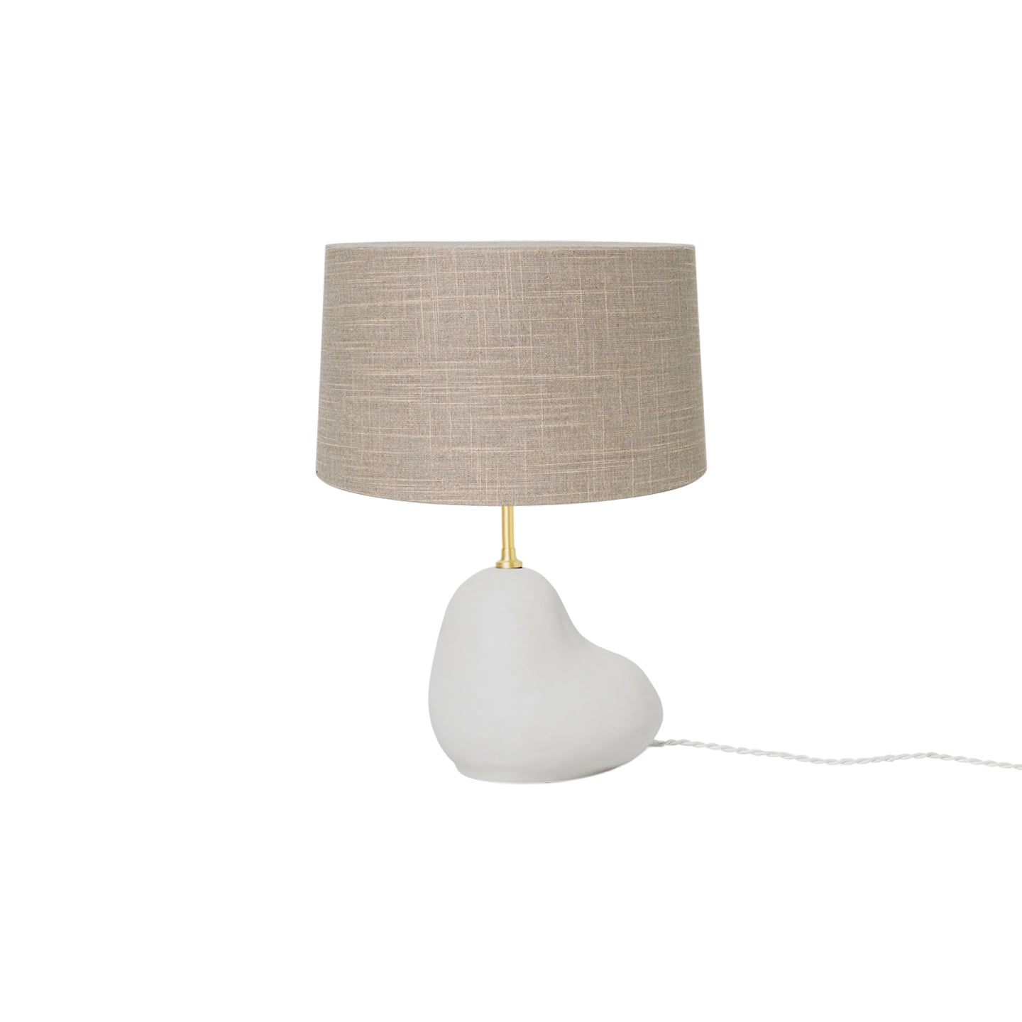 Hebe Lamp: Extra Small + Sand + Off-White