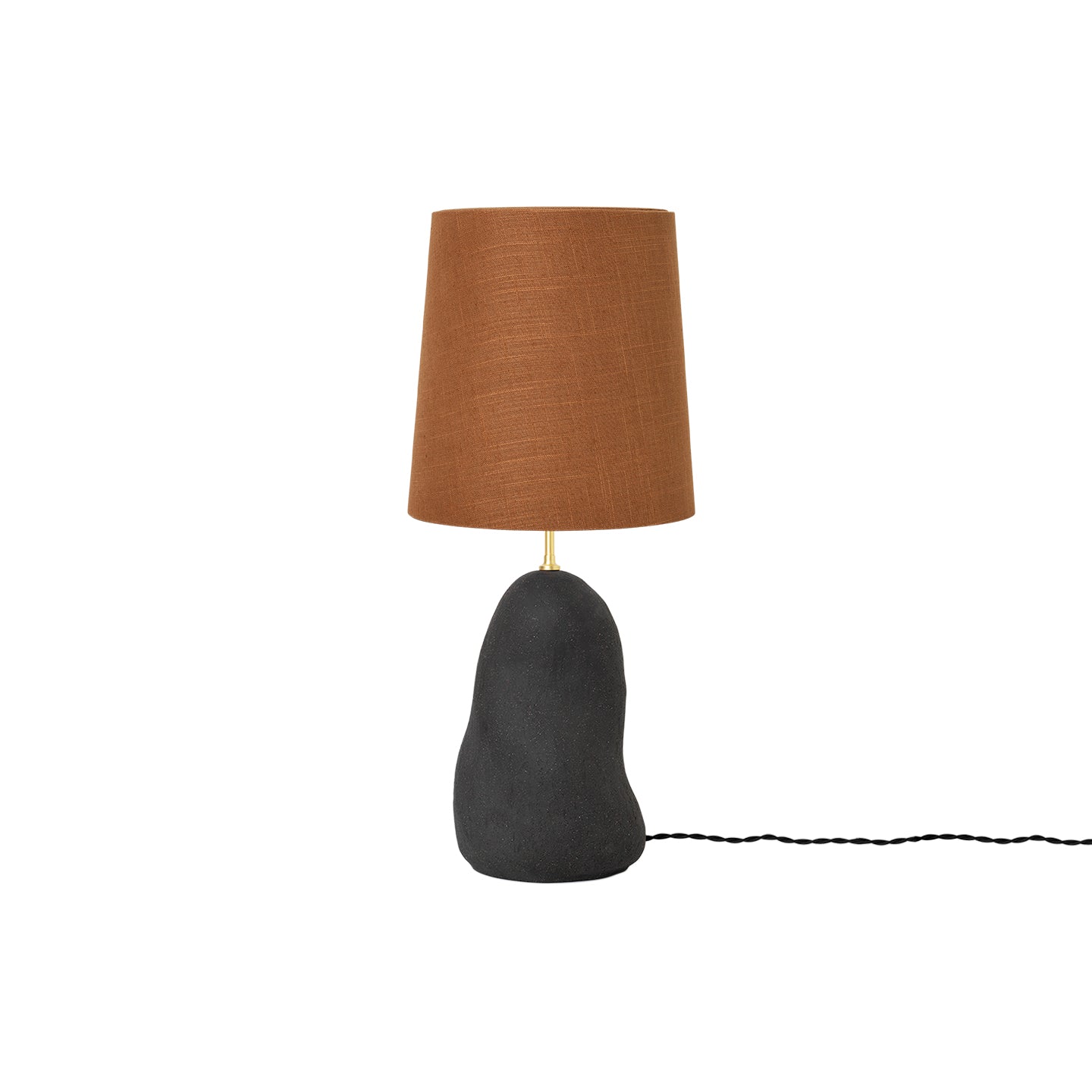 Hebe Lamp: Medium + Curry + Dark Grey