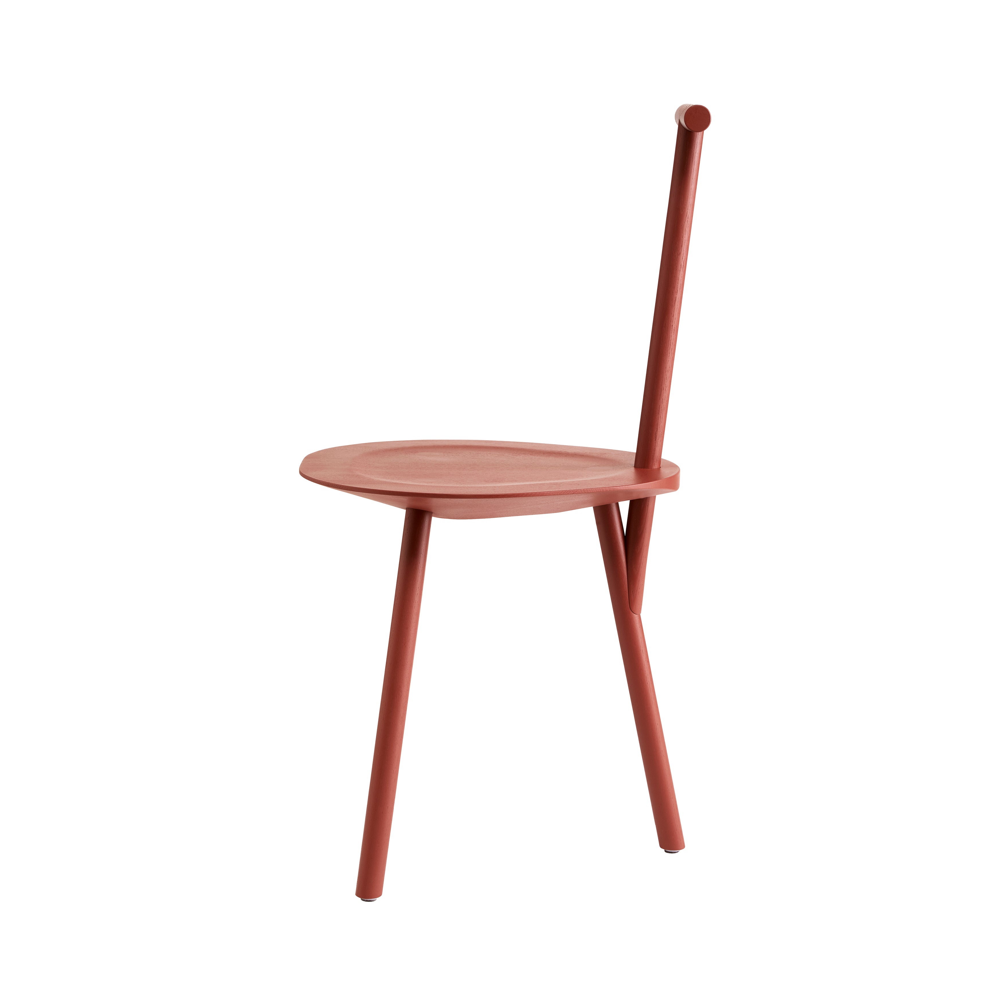 Spade Chair: Stained Basque Red