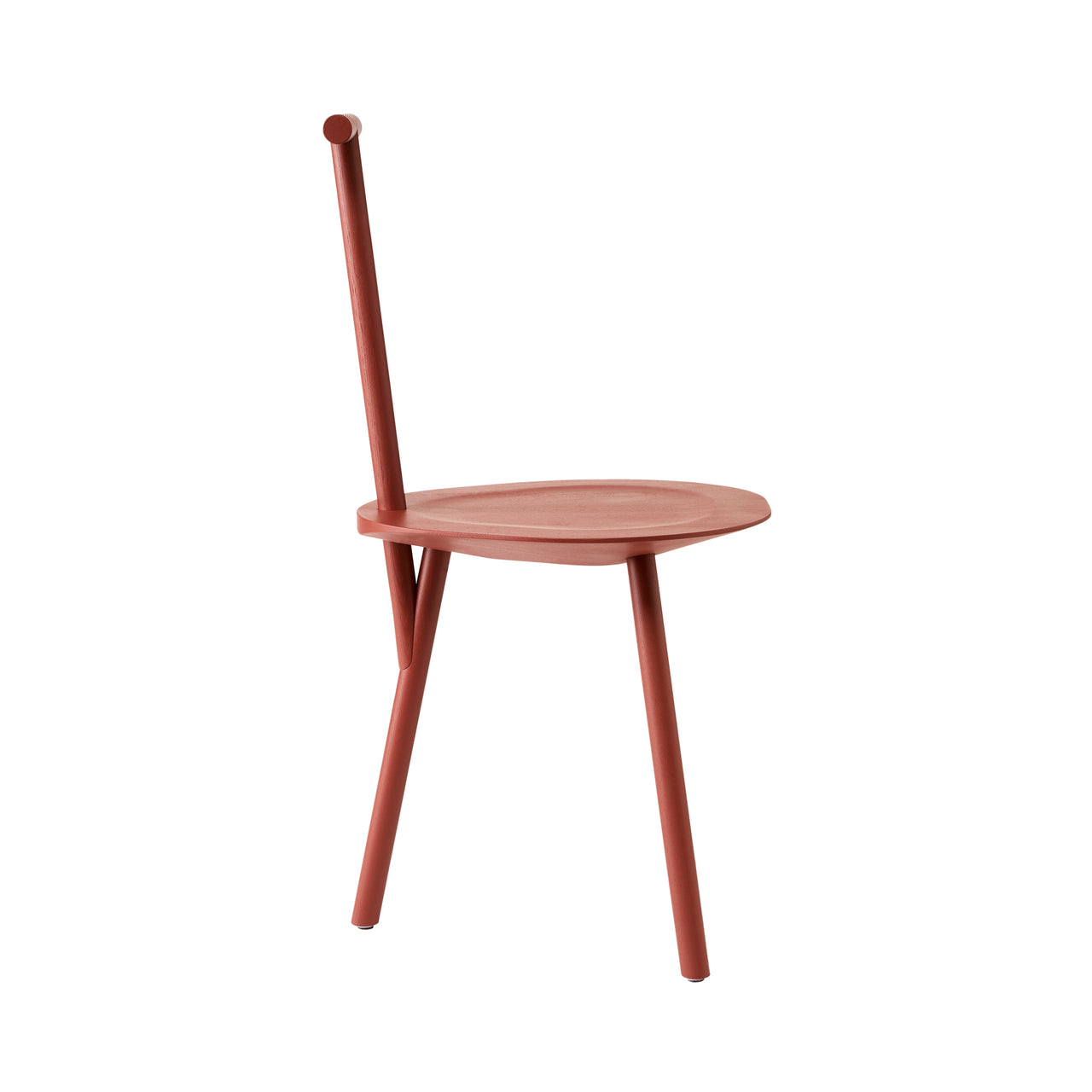 Spade Chair: Stained Basque Red