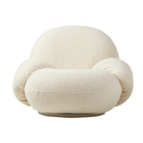 Pacha Lounge Chair with Armrest: Pearl Gold