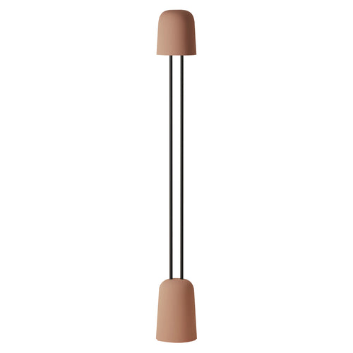 Gio Floor Light: Blossom + Black