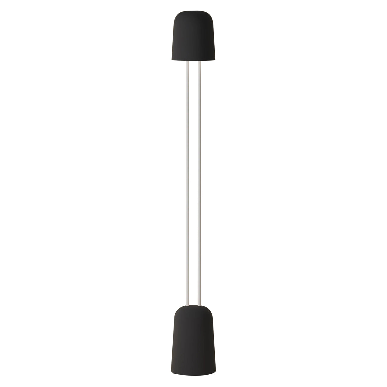Gio Floor Light: Carbon + White