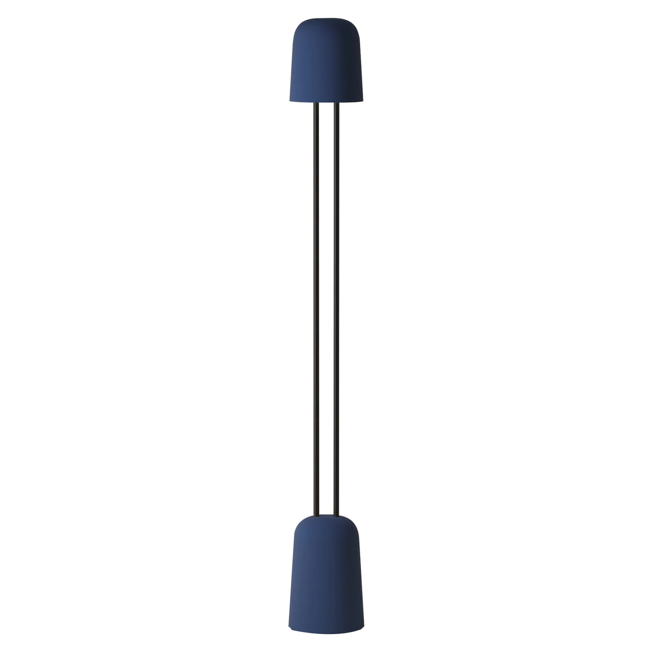 Gio Floor Light: Midnight + Black