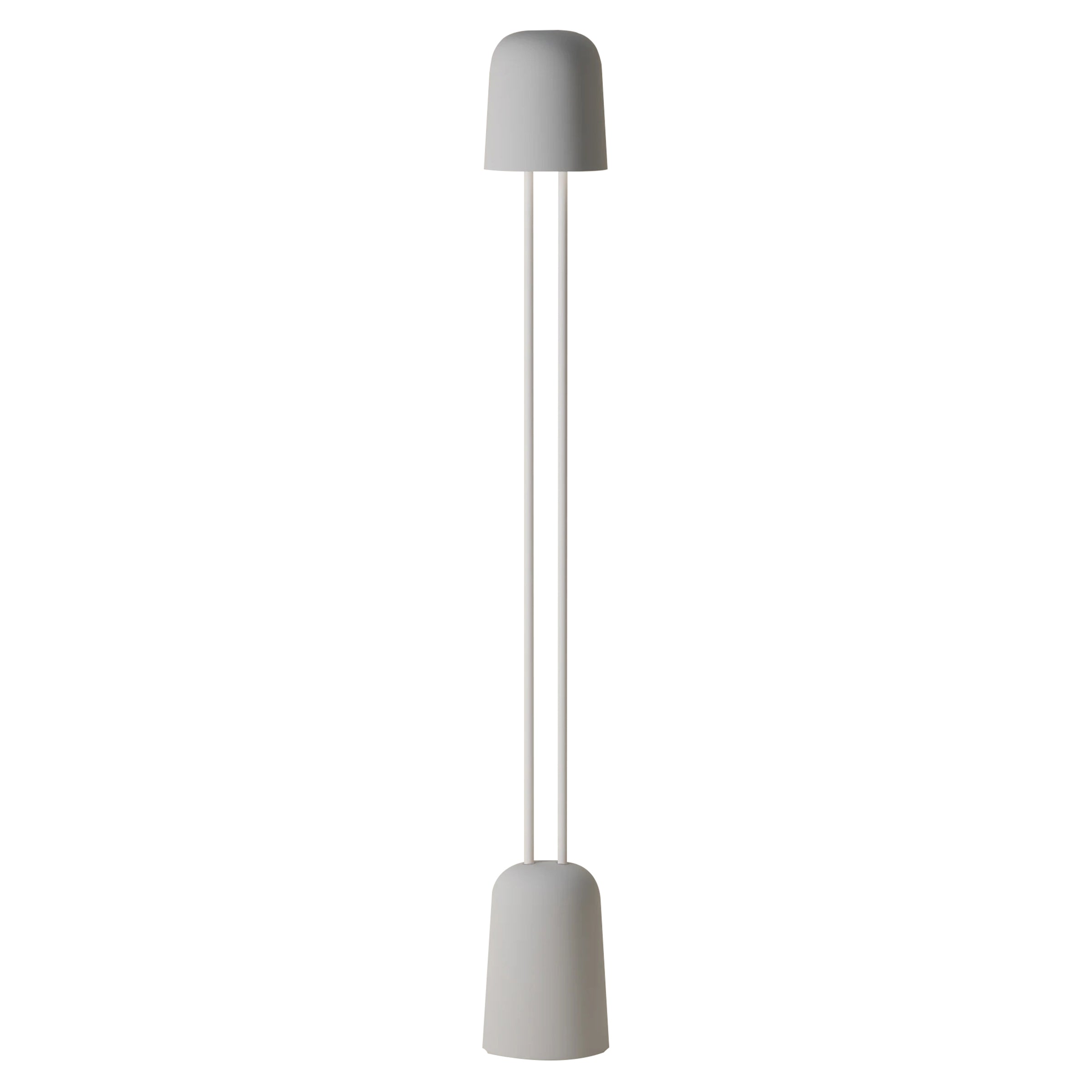 Gio Floor Light: Mist + White