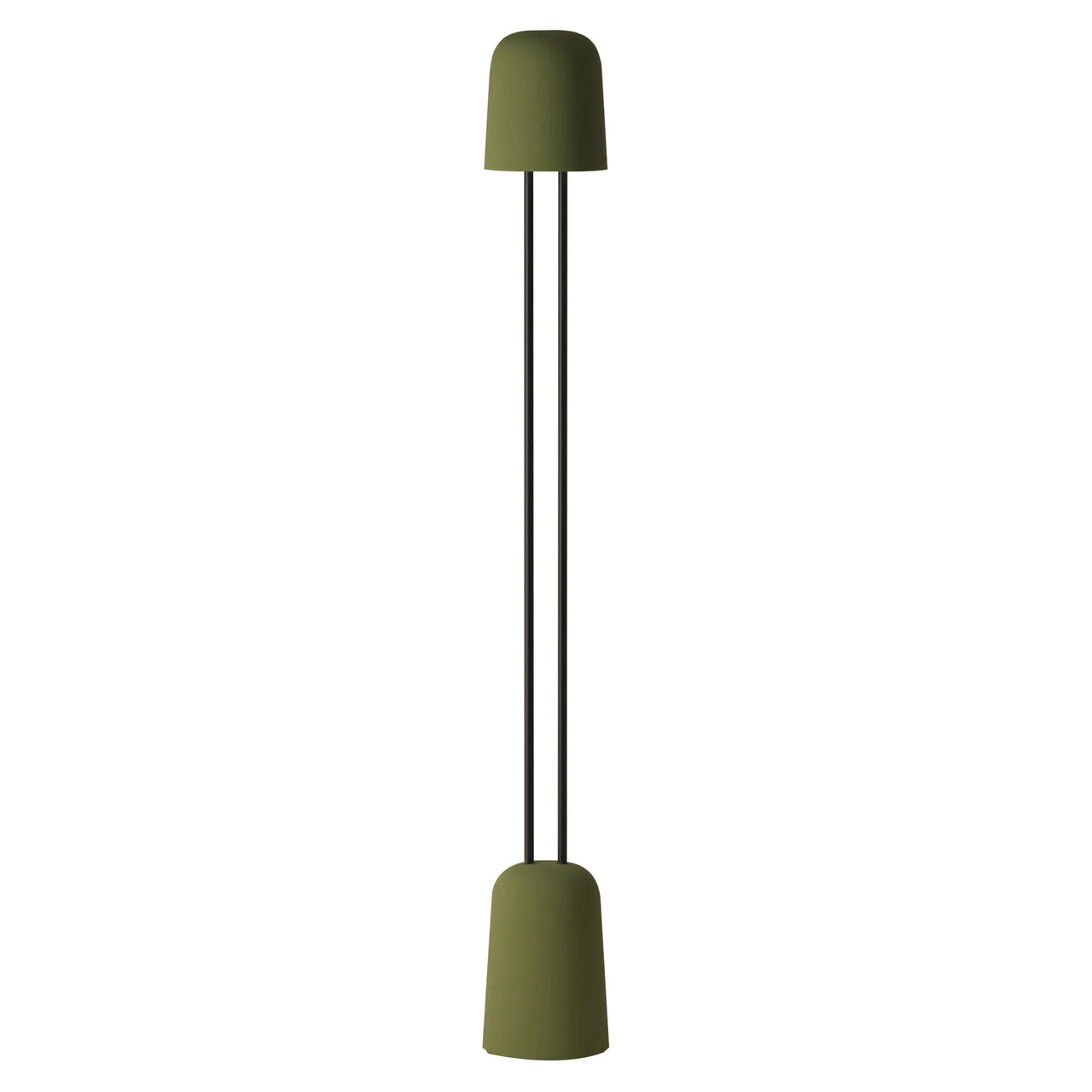 Gio Floor Light: Olive + Black