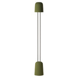 Gio Floor Light: Olive + Chrome