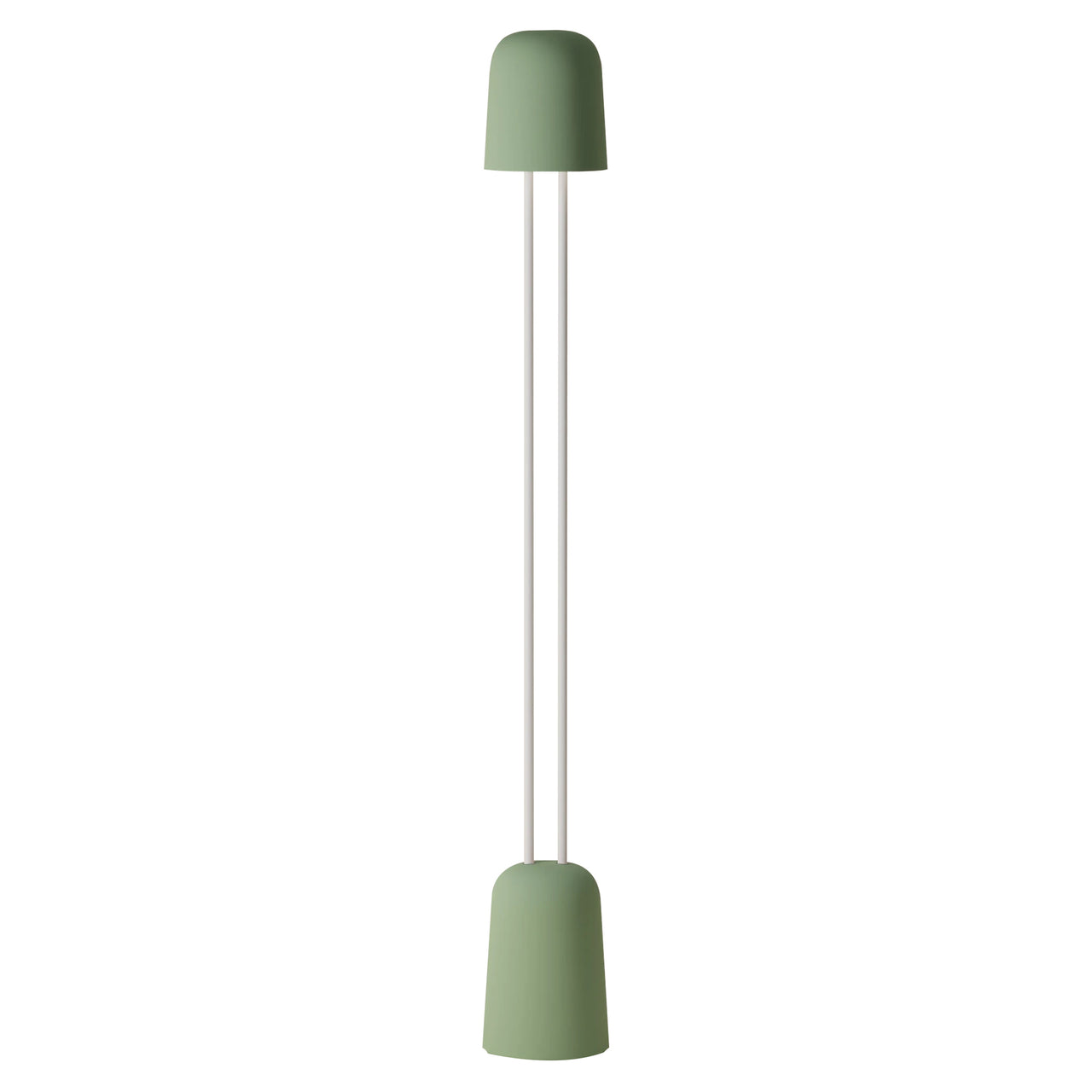 Gio Floor Light: Sage + White