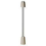 Gio Floor Light: Sand + Black