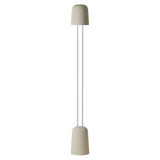 Gio Floor Light: Sand + White