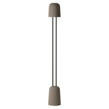Gio Floor Light: Smoke + Black