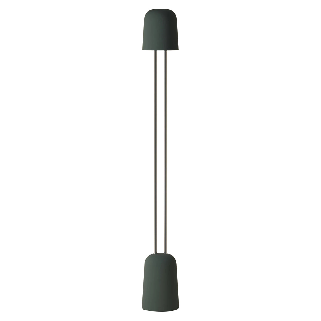 Gio Floor Light: Spruce + Chrome